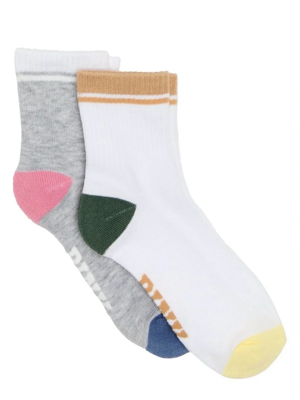 PINK Victoria's Secret Colorful Quarter Socks 2-Pack - NWT